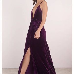 Layla plunging Maxi Dress